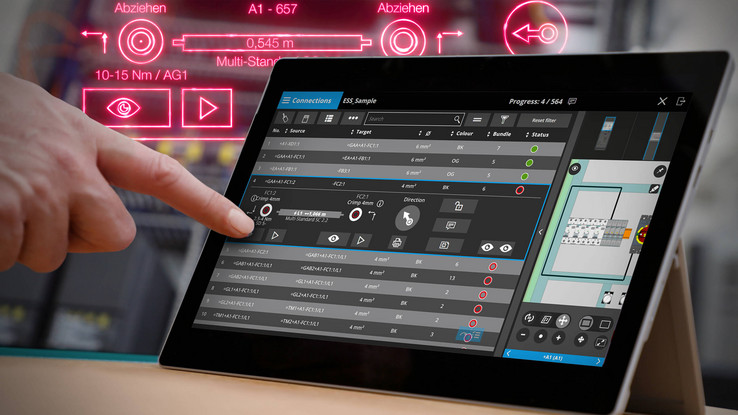 EPLAN Smart Wiring for cabling control cabinets